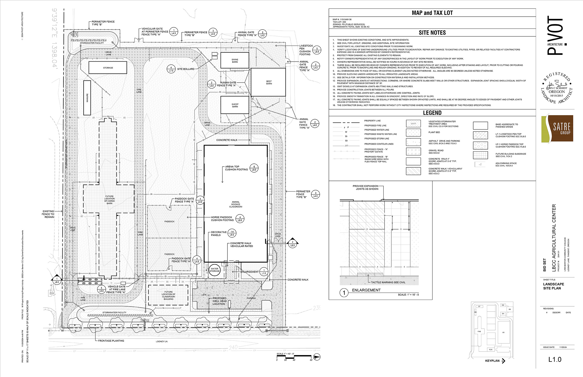 Linn Benton CC Ag Sheets-L1.0